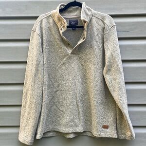 Bass Beige Quarter-Zip Pullover